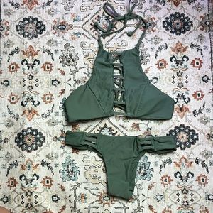 OLIVE GREEN BIKINI